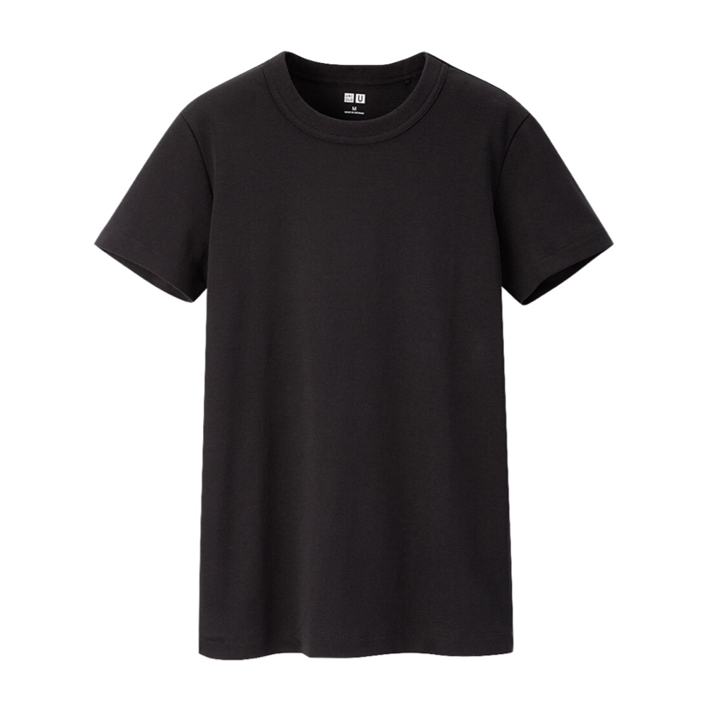 UNIQLO U：クルーネックT（半袖）09 Black